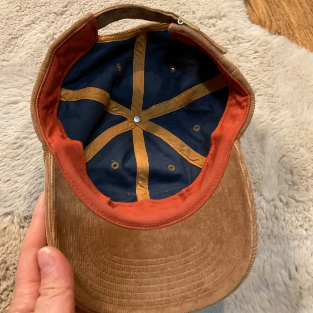 South Coast Surfboards Baseball Hat Patch Front Corduroy Brown‎